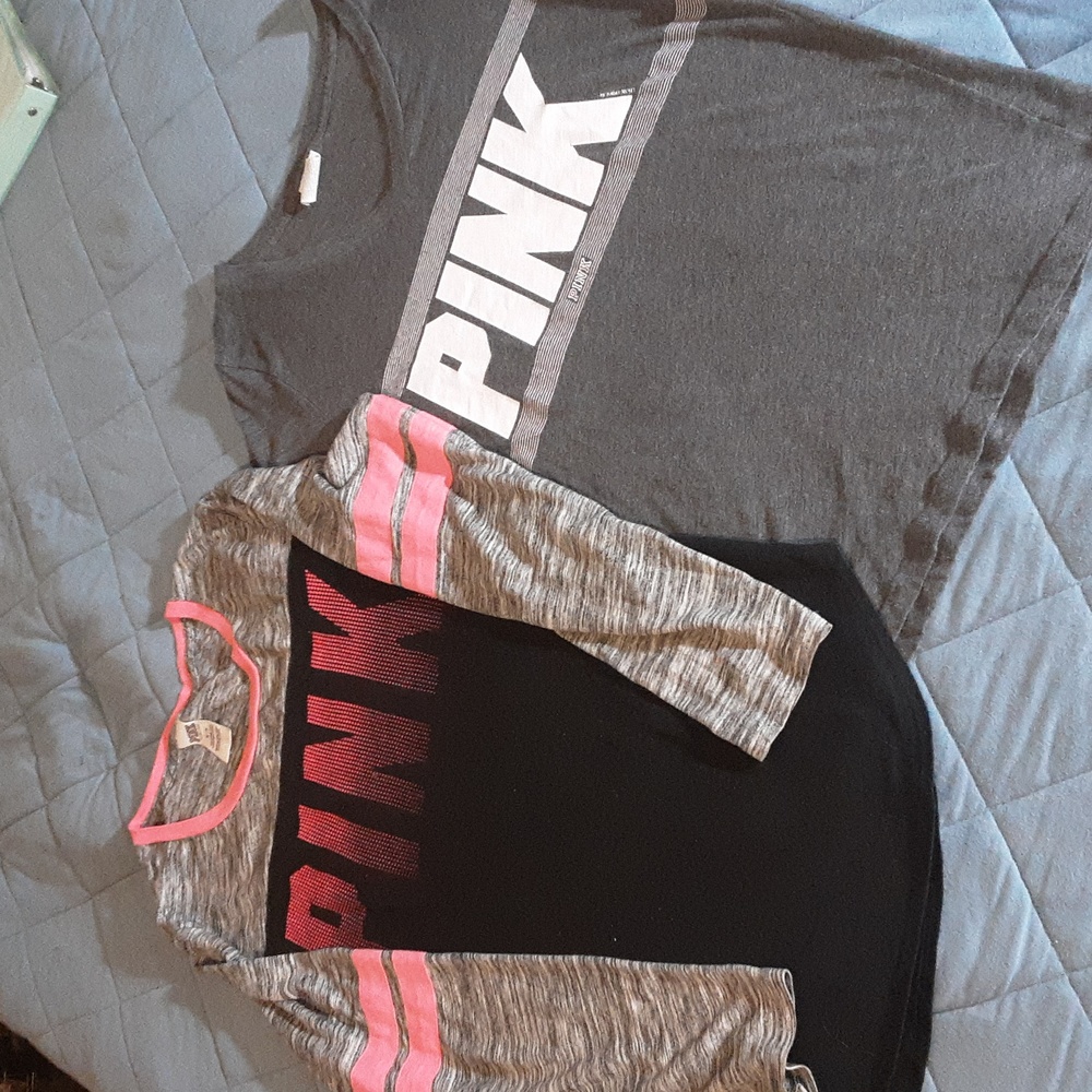 PINK Victoria secret 2-Medium T-Shirts